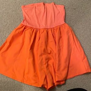 orange romper
